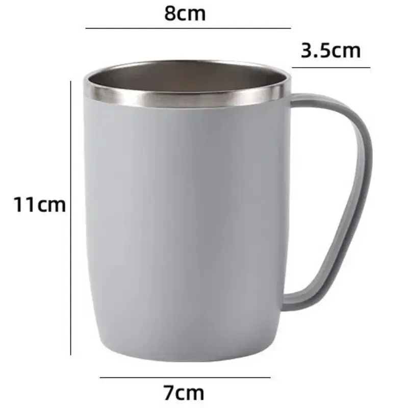 Stainless Steel Mouthwash Cup High Value Couples Brush Teeth Cup Premium Children's Toothbrush Cup Tooth Tank Wash Cups