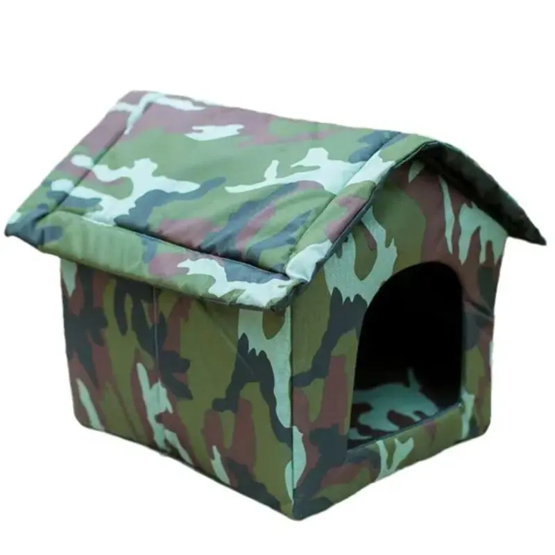 Cat House Outdoor Waterproof Pet House for Small Dogs Kitten Puppy Cave Nest Pad Dog Cat Bed Tent Cold and Rain Proof Cat Nest
