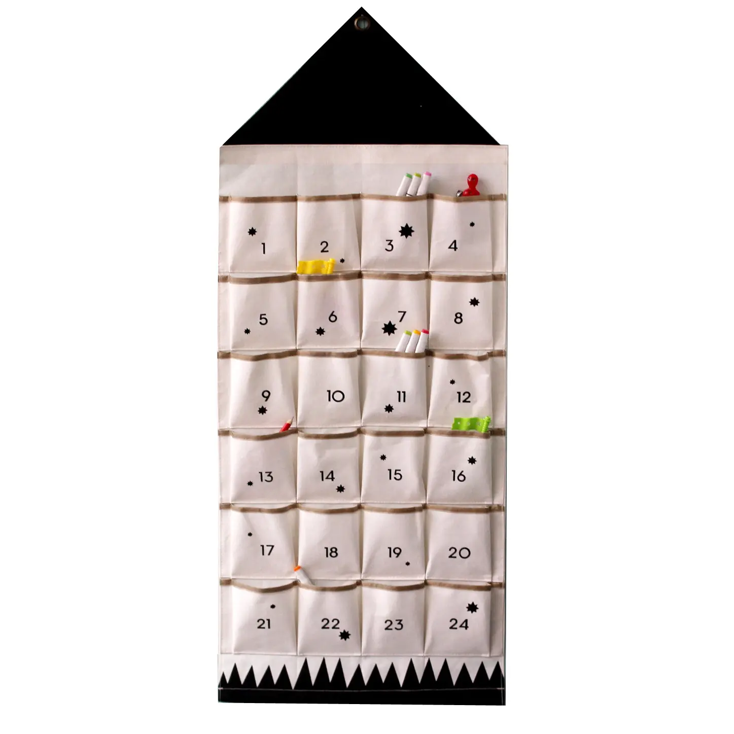 Ins Nordic Oxford Cloth Hanging Storage Bag Multi Functional Wall Storage Hanging Bag Kids Room Stationery Storage Hanging Bag