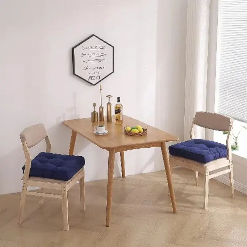 Chair Seat Cushion Back Seat Candy Color Throw Pillow Linen Cushion Decorative Sofa Pillow Office Breathable Comfort