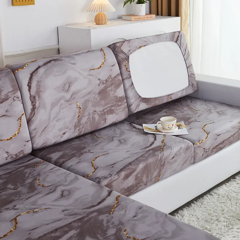 Elastic Print Sofa Seat Cushion Cover Four Seasons General Purpose Sofa Hat Sofa Cover Full Package Universal Cushion Cover