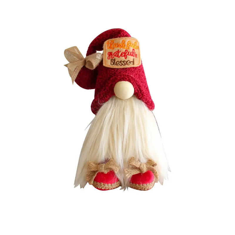 Lovely Faceless Doll Desktop Ornaments Cloth Forest Old Man Doll Decorations Home Decoration Accessories Fairy Garden Christmas