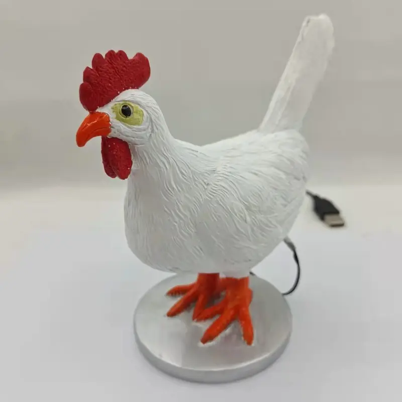 Decorative Night Lights Simulated Animal Funny Easter Home Decor Party Carnival Chicken Lamp Chick Night Light Ornaments