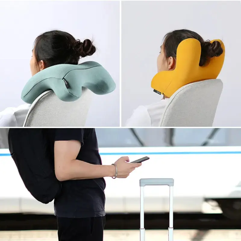 Neck Support Office Rest Lunch Break Orthopedic Student Desk Sleeping Memory Foam Nap Pillow For Travel Headrest