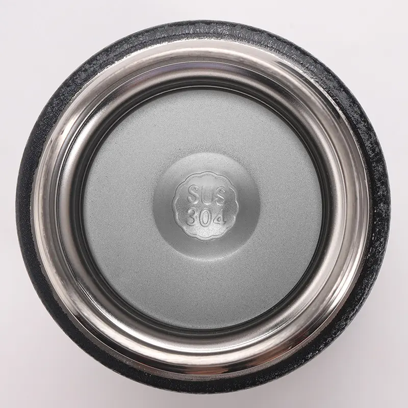 304 Stainless Steel Insulated Cup with Ice Flower Paint Frosted Vacuum Straight Body Cup, Office and Business Gift Water Cup