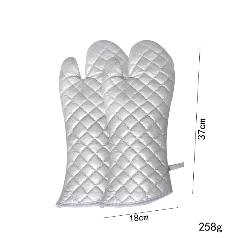 Checkered Pattern Baking Insulation Gloves Oven Microwave Oven Gloves Heat Resistant and Heat-resistant Oven Gloves