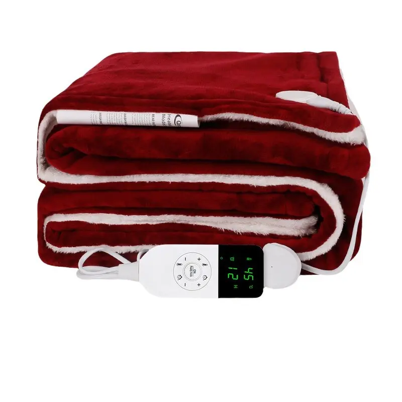 Single Person Heated Blanket-Electric Blanket,Soft Heated Throw Blanket with Levels Hours Auto-Off Over-Heat Protection