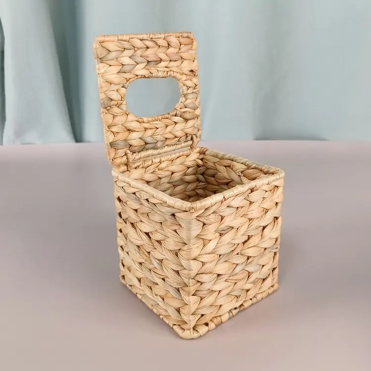 INS Gourd Grass Tissue Box Handmade Storage Box Pastoral StyleTableware Storage Box Living Room Tissue Paper Storage Basket