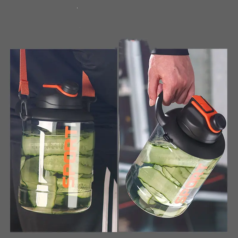 Large Capacity Ton Ton Barrel Summer Sports Fitness Outdoor Kettle with Handle High Temperature Resistance
