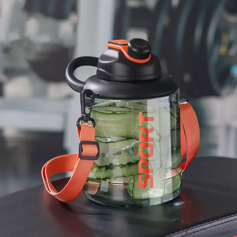 Large Capacity Ton Ton Barrel Summer Sports Fitness Outdoor Kettle with Handle High Temperature Resistance