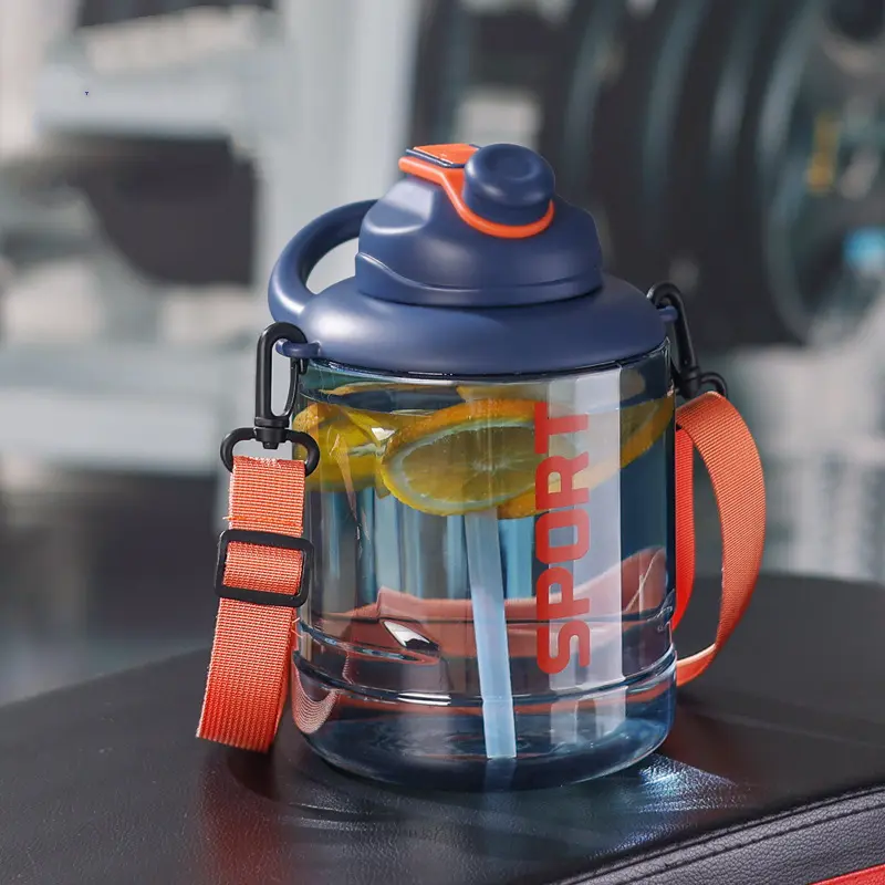 Large Capacity Ton Ton Barrel Summer Sports Fitness Outdoor Kettle with Handle High Temperature Resistance