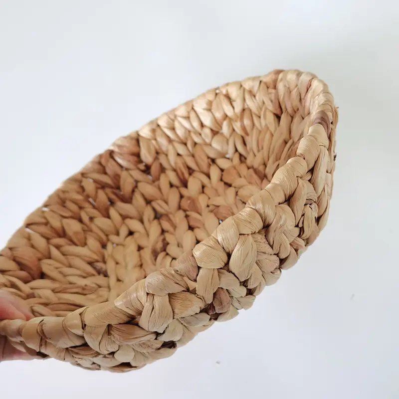 Woven Storage Baskets Kitchen Organizer Handwoven Bread Storage Box Straw Woven Storage Baskets Food Fruit Vegetables Basket