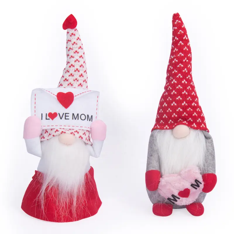 Home Decoration Elf Faceless Doll Faceless Gnome Plush Doll Handmade Swedish Stuffed Table Topper Mother Day Valentine Day Gift