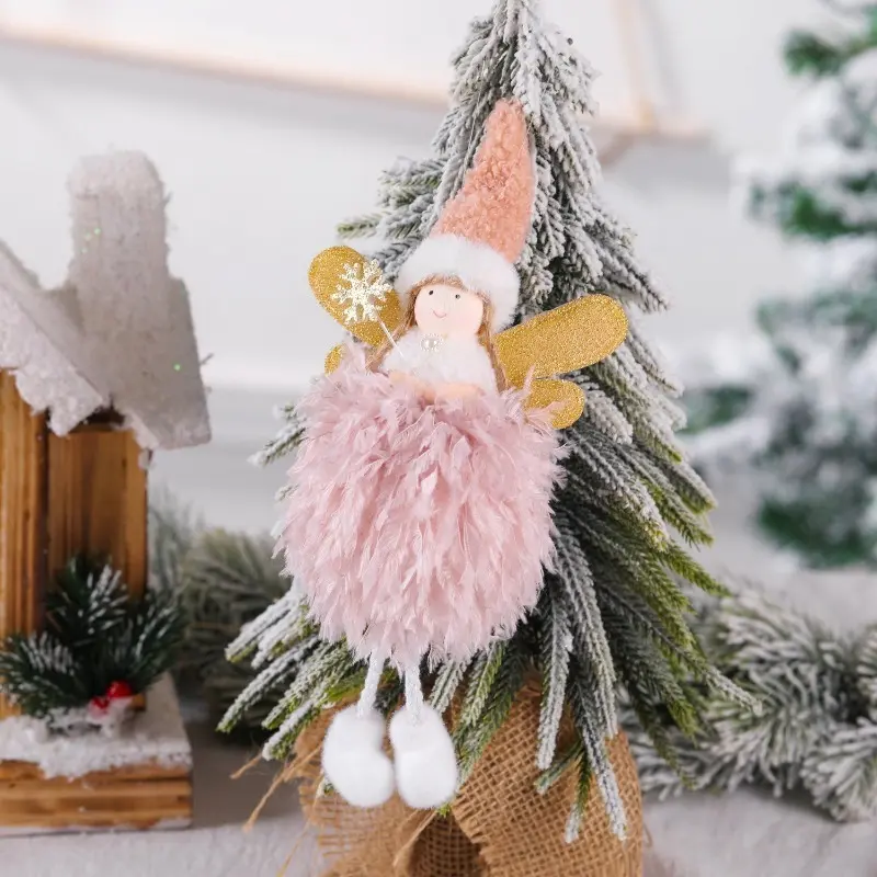3 PCS Christmas Angel Dolls Merry Christmas Tree Decoration for Home Cristmas Xmas Navidad Natal Noel Gifts Happy New Year