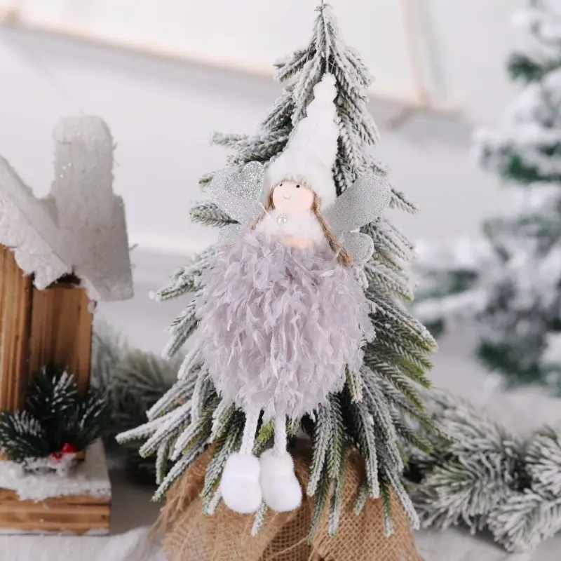 3 PCS Christmas Angel Dolls Merry Christmas Tree Decoration for Home Cristmas Xmas Navidad Natal Noel Gifts Happy New Year