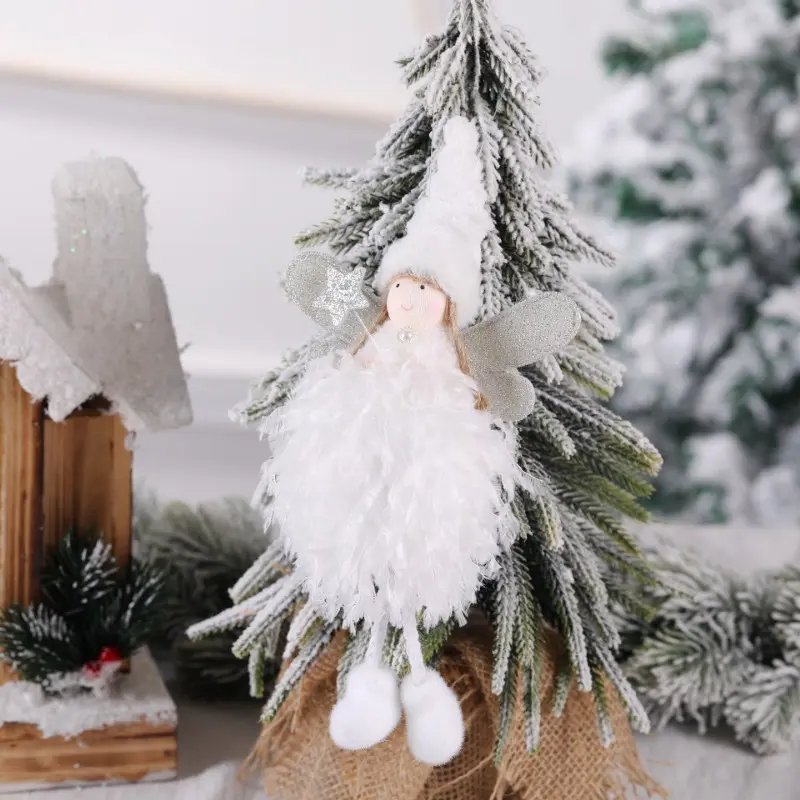 3 PCS Christmas Angel Dolls Merry Christmas Tree Decoration for Home Cristmas Xmas Navidad Natal Noel Gifts Happy New Year