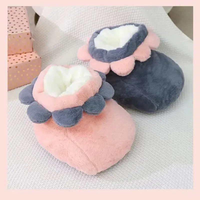 Electric Heated Foot Warmer USB Charging Universal Soft Plush Washable Foot Pad Supplies For Men Women Winter Gifts Christmas