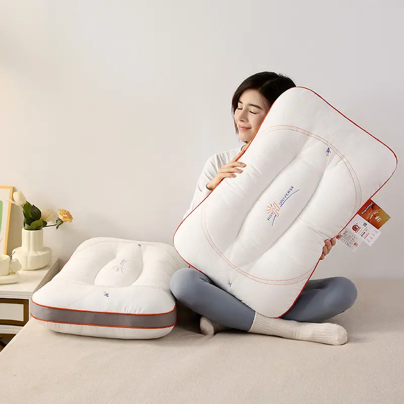 A Pillow with a Protective Neck Pillow Core Suitable for Household Bedrooms Neck Protection Pillow Helps Sleep Pillow Core