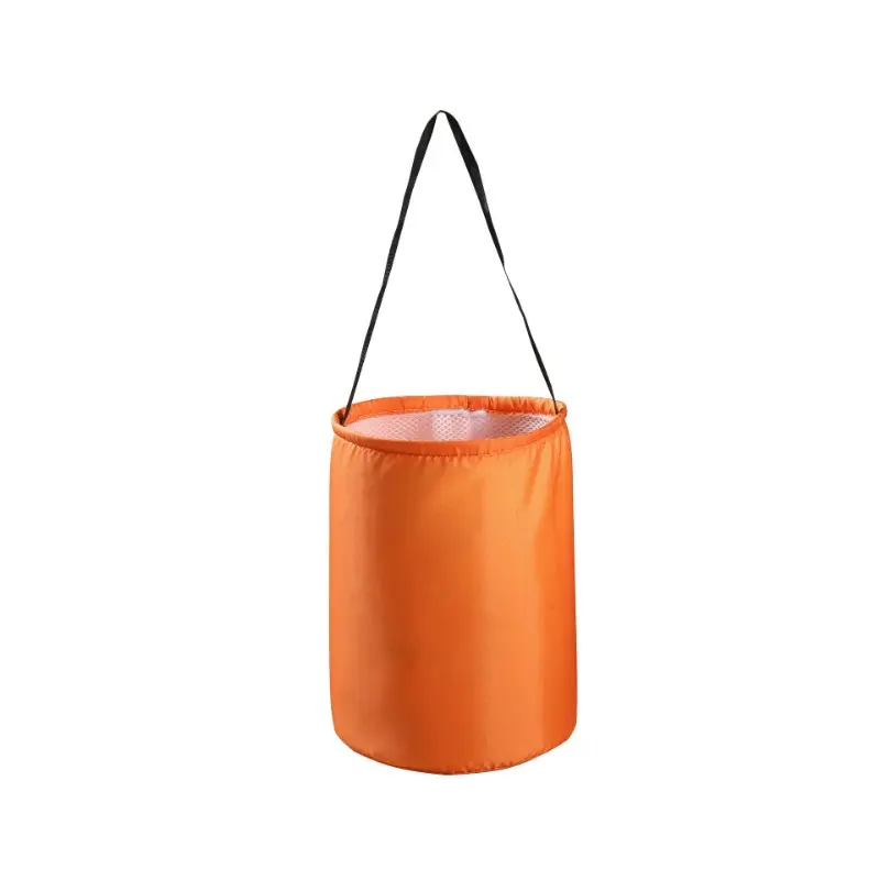 LED Light Halloween Trick or Treat Bucket Pumpkin Candy Bags Collapsible Halloween Basket for Thanksgiving Party Gift Basket