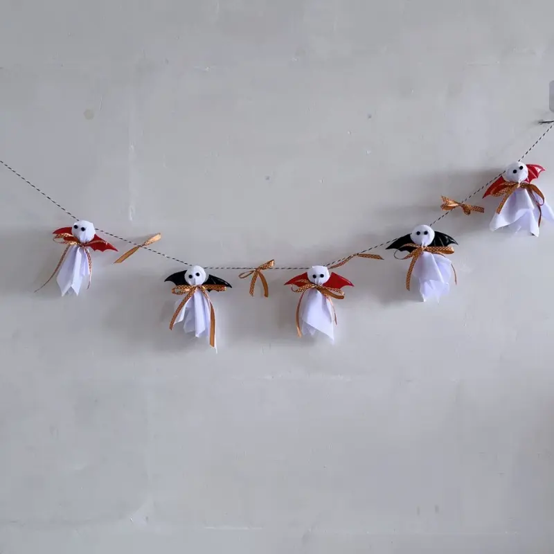 Little Ghost Pendant Japanese Cute Plush Sunny Doll Toy Cosplay Pendant Hanging Ornament Creative Holiday Decoration Pendants
