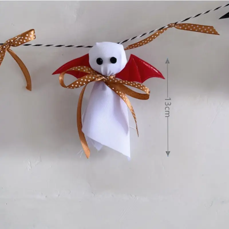 Little Ghost Pendant Japanese Cute Plush Sunny Doll Toy Cosplay Pendant Hanging Ornament Creative Holiday Decoration Pendants