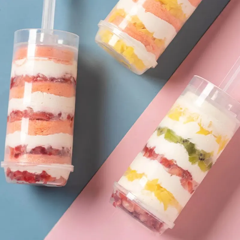 5pcs Cake Push Pop Containers with Lids, Reusable Cake Push Pops, Muti-purpose Push Pop Cake Containers, Party Decor