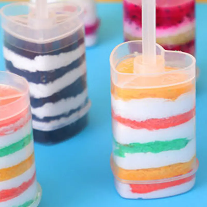 5pcs Cake Push Pop Containers with Lids, Reusable Cake Push Pops, Muti-purpose Push Pop Cake Containers, Party Decor
