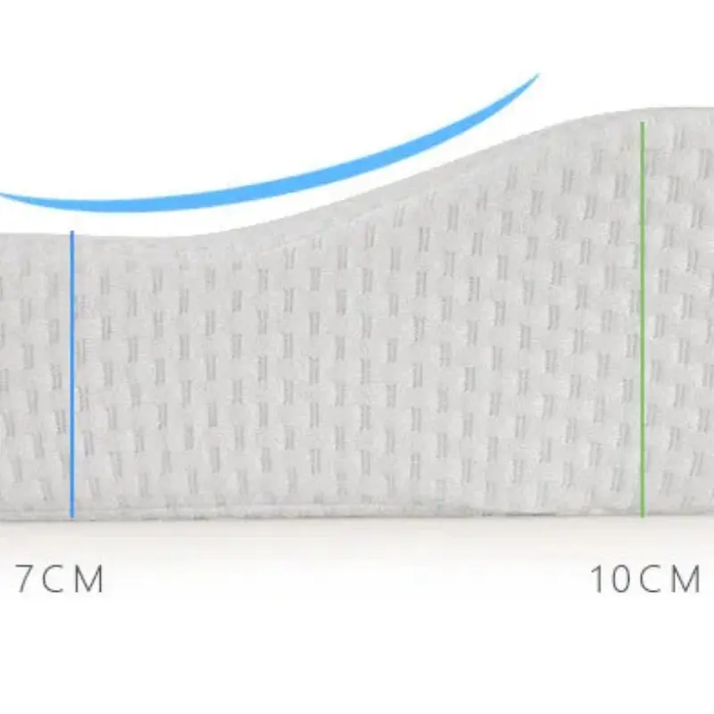 Memory Foam Pillow, Knitted Fabric Polyurethane Slow Rebound Temperature Sensing Water Cube Pillow Core For Anti-snoring Nec