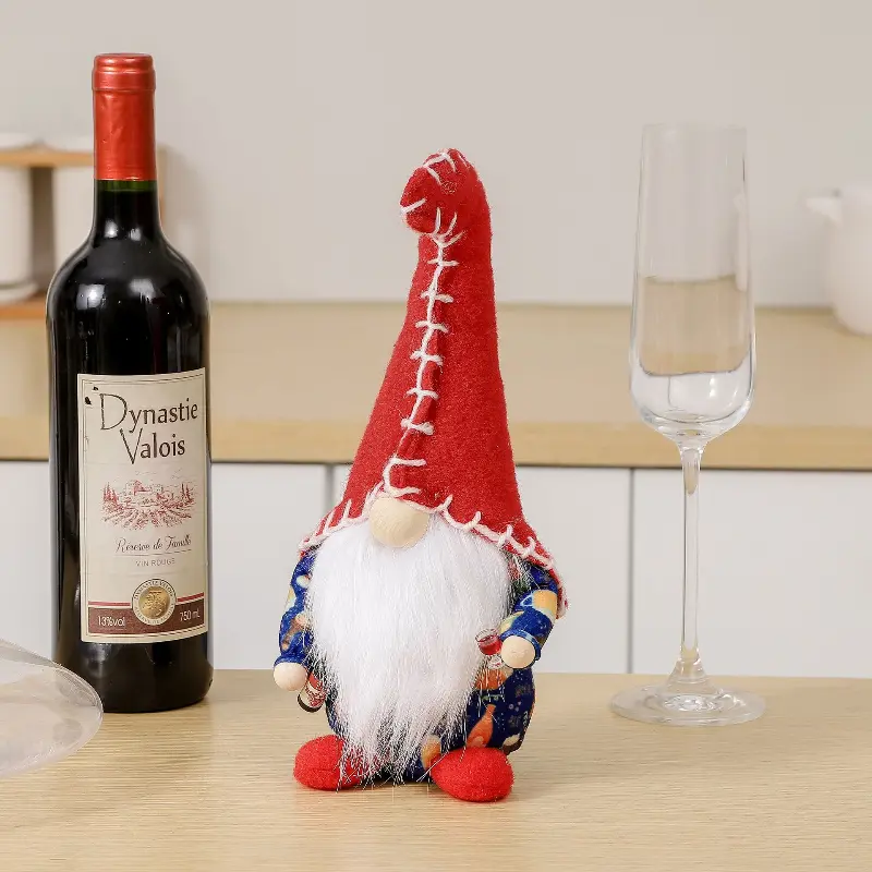 Independence Day Gnome Scandinavians Nisse Swedish Tomtes Facelesses Farmhouses Tiered Tray Decors Table Ornament