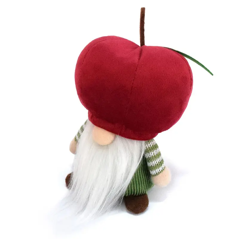 Red Apple Faceless Doll Rudolph Fruit Gnome Doll Ornament Home Accessories Living Room Decoration Holiday Decorations