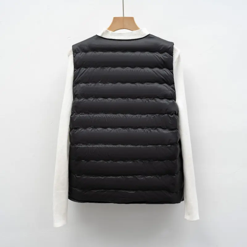 Winter New Duck Down Vest Ultra Light Thin Jacket Inner Bladder Women Feather Warm Casual Fashion Basic Waistcoat