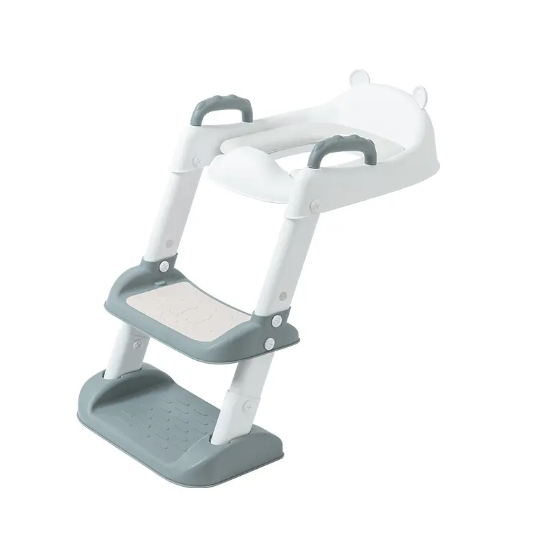 Collapsible Step Stool Children Toilet Folding Rack Potty Training Toilet Step Stool Comfortable Potty Seat With Anti Pads