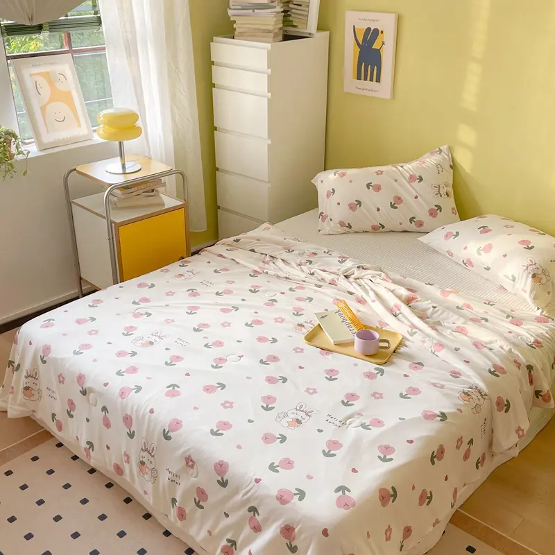 A Class Mother and Baby Grade Summer Cool Knitted Cotton Childrens Soft Air Conditioning Made of Soybean Fiber Resistant to Dirt
