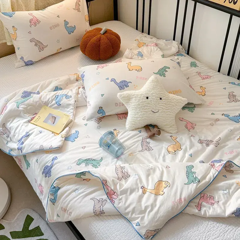A Class Mother and Baby Grade Summer Cool Knitted Cotton Childrens Soft Air Conditioning Made of Soybean Fiber Resistant to Dirt