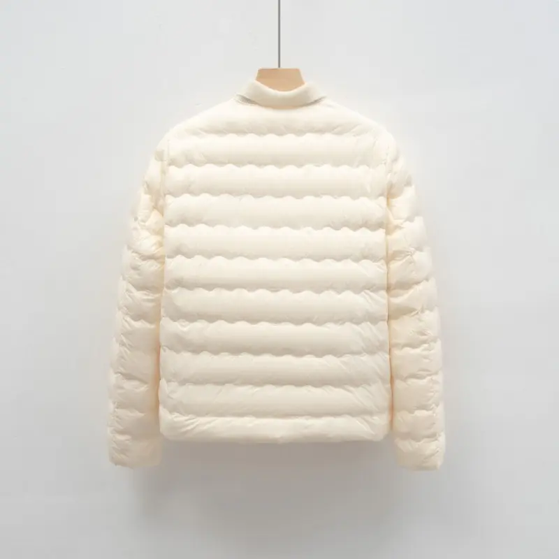 White Duck Down Jacket Liner Fashion 2024 New Autumn Winter Ultralight Portable Puffer Coat Women High-end O-neck Slim Warm