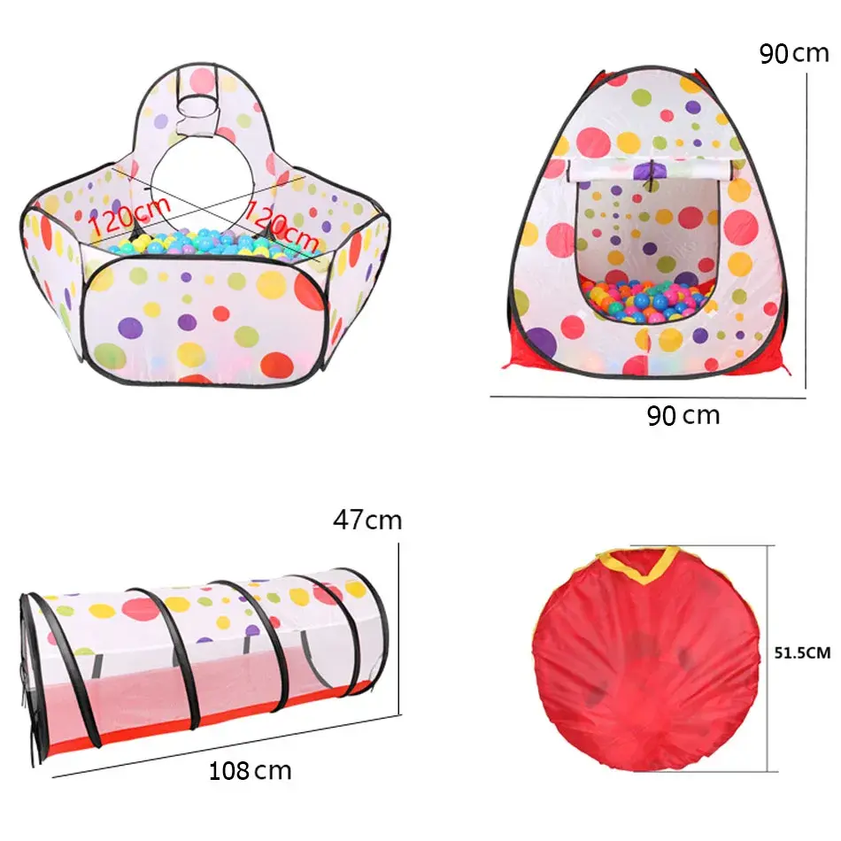 Children Princess Castle Tents Portable Indoor Outdoor Teepee Tent for Kids Folding Play Tent House Baby Balls Pool Playhouse