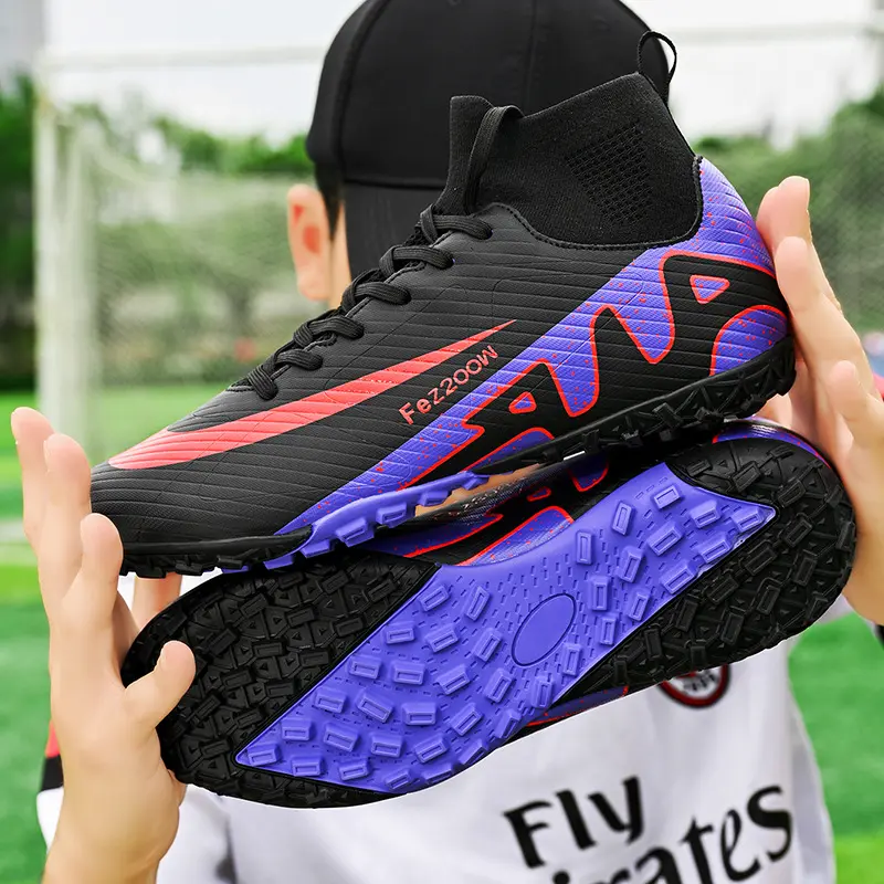 New Long Nail Football Shoes Men Women Soccer Shoes Professional Football BootsOutdoor Comfortable Sports Shoes Long Spikes
