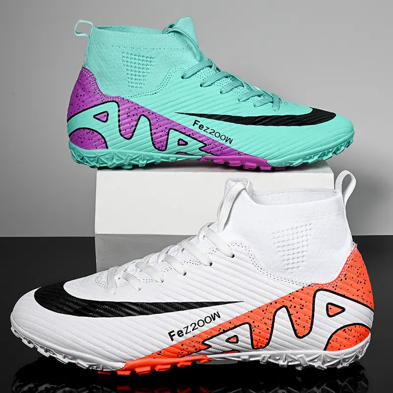 New Long Nail Football Shoes Men Women Soccer Shoes Professional Football BootsOutdoor Comfortable Sports Shoes Long Spikes