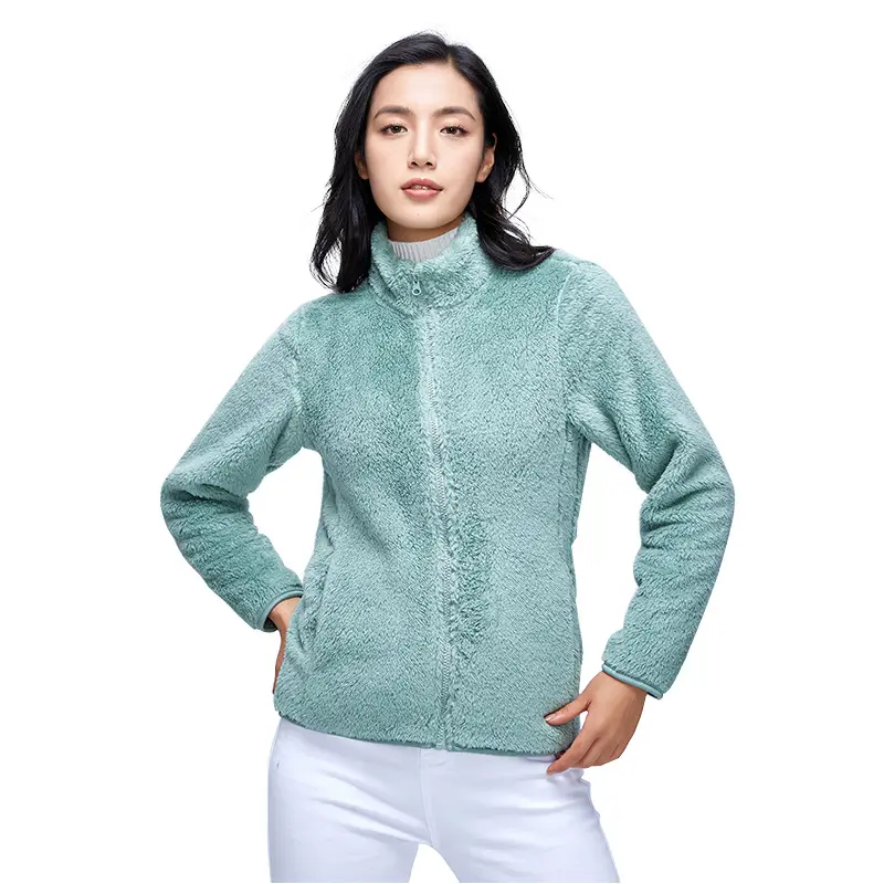 Winter Coats For Women Casual Fleece Jacket Loose Soft Outdoor Lined Coat Outwear Coral Flannel Double-sided Velvet Top