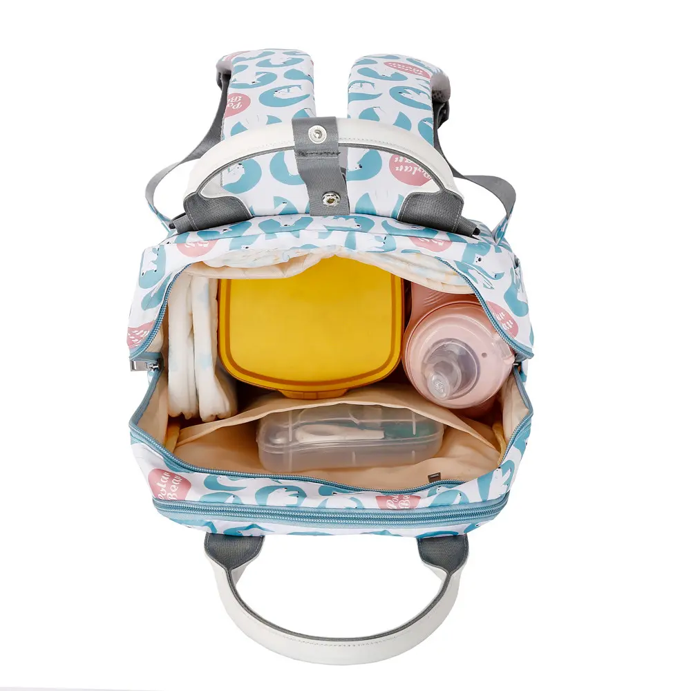 Mummy Bag Mother And Baby Backpack Female Korean Version Backpack Mom Travel Bag Large Capacity Treasure Mom Bag