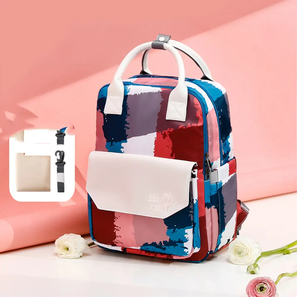 Mummy Bag Mother And Baby Backpack Female Korean Version Backpack Mom Travel Bag Large Capacity Treasure Mom Bag