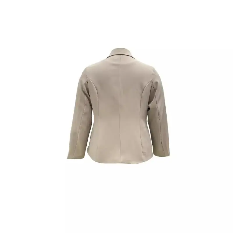 Autumn Winter Women's Cardigan Mini Suit Jacket Commuting Style Long Sleeved Fashion Elegant Solid Color Casual Suit Jacket
