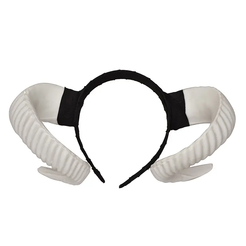 Halloween Devil Headband Prop Christmas Party Simulation Sheep Horn Headband Studio Photo DIY Headwear Hair Accessories