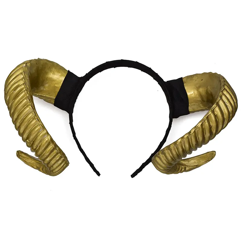 Halloween Devil Headband Prop Christmas Party Simulation Sheep Horn Headband Studio Photo DIY Headwear Hair Accessories