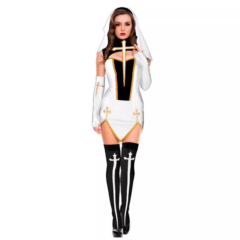 New Dress Jumpsuits Gloves Stocking Women Cos Performance Costume Game Uniform Dress Sister Uniform Game Uniform