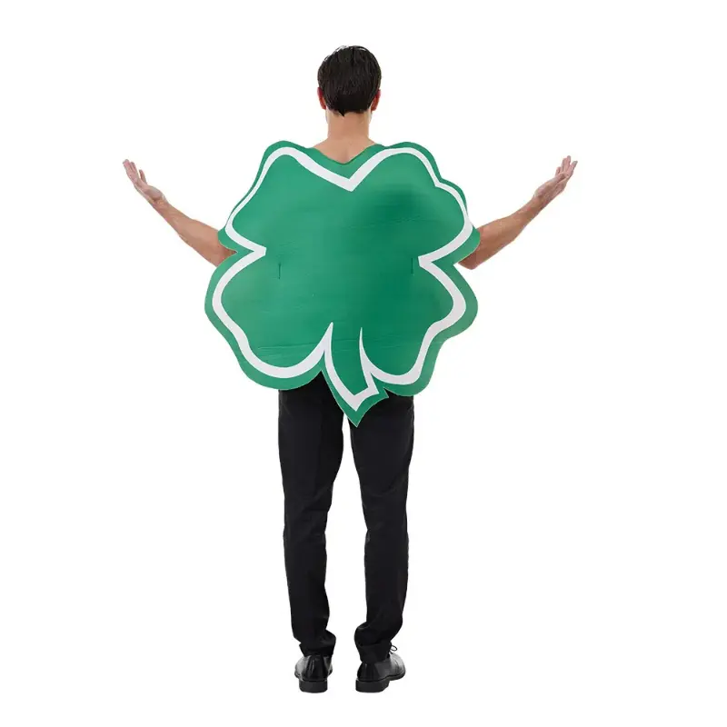 Ireland Day Leprechaun Cosplay Green Top Suit Costume Halloween Group Performance Suit for Adult Man Cosplay Costumes