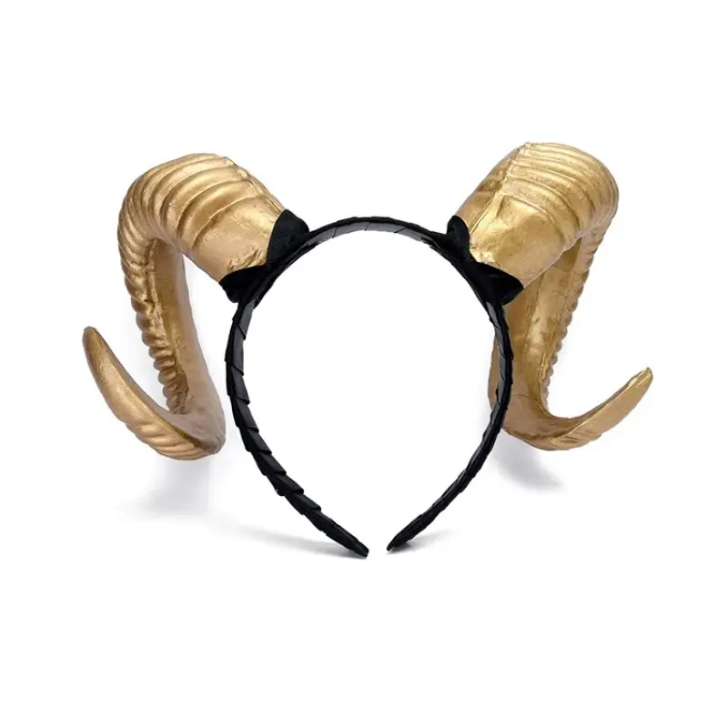 Black Horn Deer Antlers Headband Wide Headband Christmas Halloween Easter Exaggerated Headpiece Costume Props