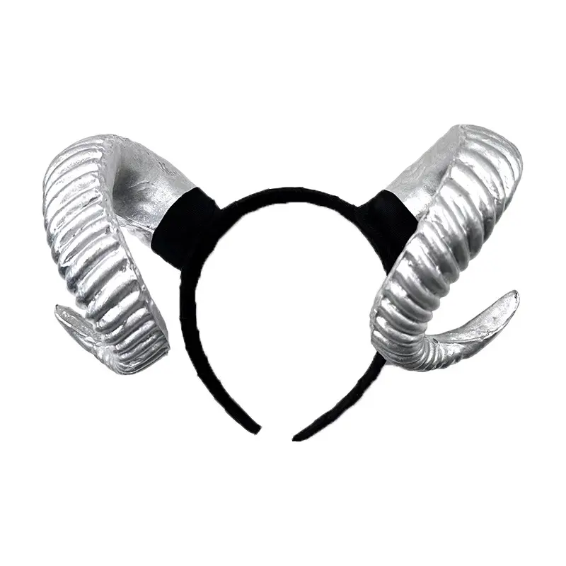 Black Horn Deer Antlers Headband Wide Headband Christmas Halloween Easter Exaggerated Headpiece Costume Props