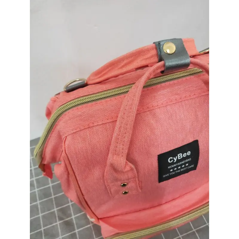 New Foldable Bed Diaper Bag with Changing Station Insulated Pocket and Large Capacity Multifunctional Double Shoulder Mommy Bag