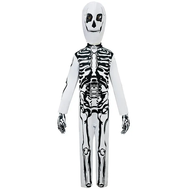 Cosplay Halloween Ghost Bodysuit Clothing skeleton Mascot Costume prank Surprise prop Fancy Dress Party anmie stage costume COS